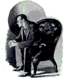 Sherlock Holmes in a chair